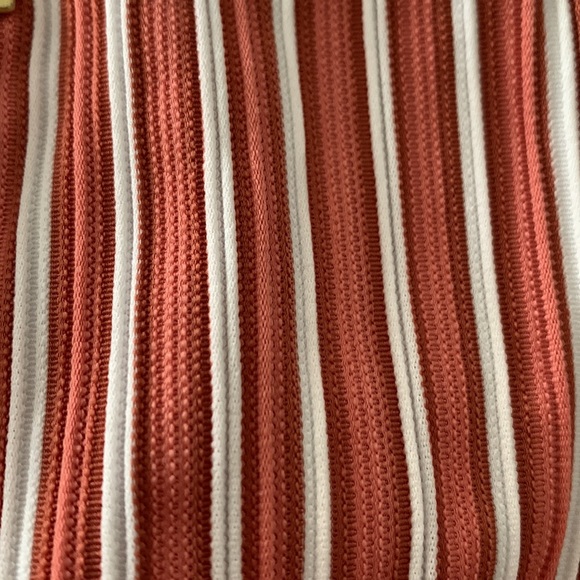 ROXY NEW coral colour xs bikini bottom striped perfect full coverage white small - Picture 7 of 9